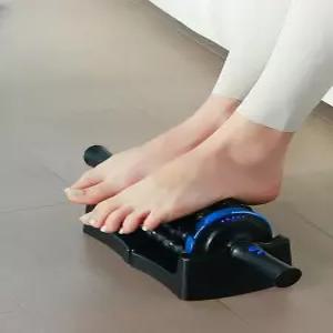 종아리돌돌이 안마기 다리 허리 허벅지 발바닥 셀프 뭉친 파란색 자동 마사지기 롤러 붓기