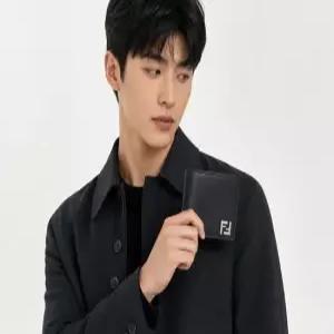펜디 남성 FF 은장 로고 반지갑 블랙) 7M0356 AFF2 F0GXN