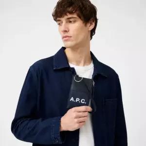 A.P.C 남성 악셀 다크네이비 카드지갑 CODDP M63527 IAK