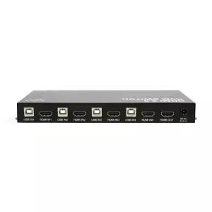 1080P USB HDMI 4포트 KVM스위치 키보드 마우스 PC제어 4K