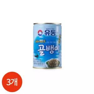 유동 자연산 다시마 골뱅이 400g x 3개
