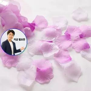 쌍문상회 지금 필요한 퍼플 플라워샤워 100장 조화꽃잎 실크꽃잎 브라이덜샤워