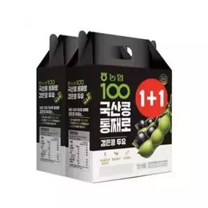 농협 국산콩 통째로 검은콩두유 190ml 16개입 2box