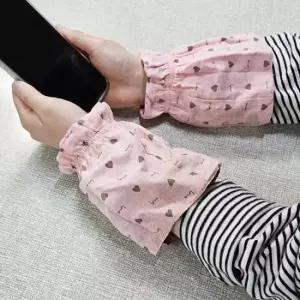 여자쿨토시 꽃패턴 무늬 손목토시 사무용 업무용 작업용 반토시