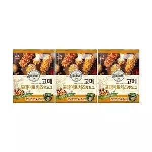 CJ 고메 포테이토 치즈핫도그 400g, 3개