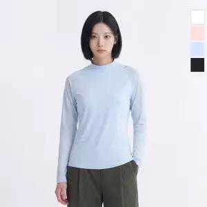 웨스트우드 여성 트리코트 긴팔 라운드티_WO2WTTR424