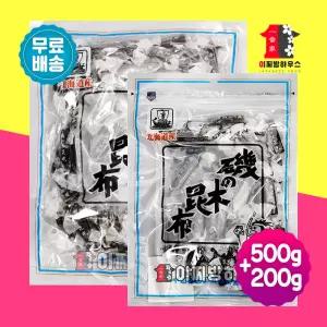 일본 다시마젤리 500g+200g 홋카이도 이소노 키콘부 비건젤리 요양원간식 식이섬유 노인간식