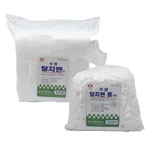 멸균 탈지면 절단솜 450g 사각솜 슬라이스 코튼볼 모음전