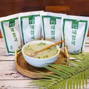 섬진강식품 국내산 재첩국 500gx8팩 무료배송