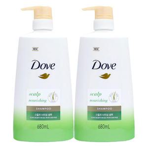 도브 스칼프 너리싱 샴푸 680ml 2개