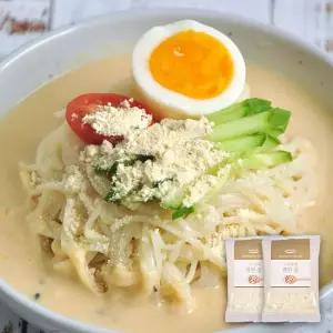 푸르젠 콩국수 6인분 세트 면 1kg 진한 콩가루 개별포장 6봉