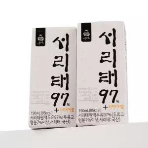 두보원 서리태97+두유 40입/국산서리태검은콩 100%,고단백,벌꿀함유,콩물,콩국수.무첨가