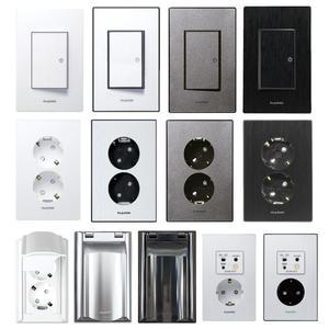 나노전기 아트2 화이트 블랙 실버 그레이 전기 전등 커버 교체 1구 2구 3구 3로 스위치