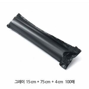 HDPE 1575 긴 택배봉투 그레이 15 * 75 + 4  100매
