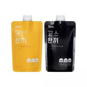 GRN 체중조절 식사대용 맛있는 단백질 쉐이크 10팩 (흑임자/단호박)