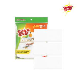 3M 스카치브라이트 순면행주 3p