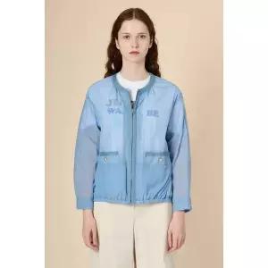 [BCBG] 니트 배색 점퍼 B3M5R154
