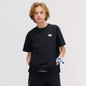 [보리보리/오션스카이]남아 절개 포켓 반팔 T-shirt