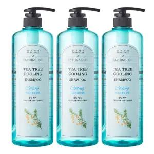 댕기머리 허벌 티트리 쿨링 샴푸 1000ml 3개