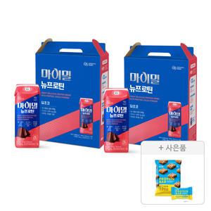 마이밀 마시는 뉴프로틴 초코, 190ml, 16팩, 2개 + 증정 (마이밀 한입쏙쏙 프로틴바, 150g, 1개)