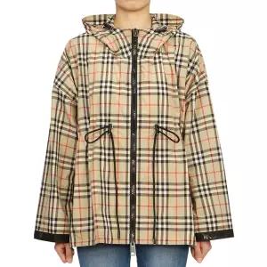 버버리 BACTON CHK 8062947 A7028 여성 후드 자켓
