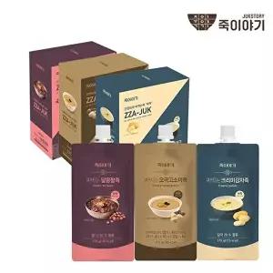 [죽이야기]죽이야기 짜먹는 죽 짜죽 170g 3가지맛 18팩