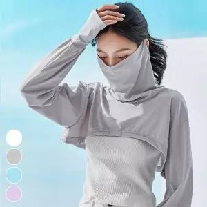 [하프클럽/옷자락]여성 팔토시 볼레로 하이넥 커버업 래쉬가드 수영복