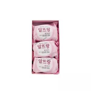 LG생활건강) 알뜨랑 비누 핑크로즈 140g x3입 x1개(총3개)