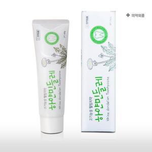 하얀 민들레 치약 잇몸+충치예방 천연 저자극 웰빙치약 150g,4개