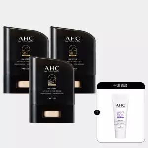 AHC 마스터즈 에어리치 선스틱 14g 3개+(증정)워터풀 선크림 7ml 1개