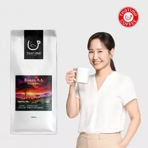커피원두 1kg 케냐AA 블렌드 아라비카 100% 맛있는 달콤한 산미있는 원두 홀빈 커피콩