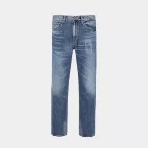 [롯데백화점]버커루 남성 릴렉스 일자핏 데님팬츠 청바지 B225DP016P