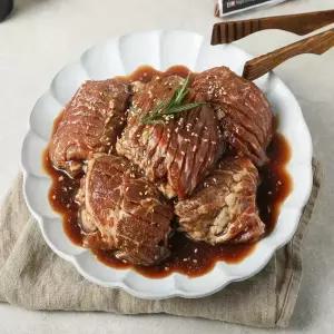 [갈비아저씨] 수제 돼지갈비 맛 양념목살 300g 10팩