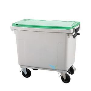 리빙월드 상차용 다용도분리수거함 평면형 660L(초록)/대형휴지통 분리수거통 대형휴지통