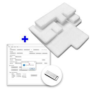 캐논 서비스툴V5610(USB)+잉크패드(압소버흡수패드스폰지)G1910 G2910 G3910 G4910등 호환 /5B00에러해결