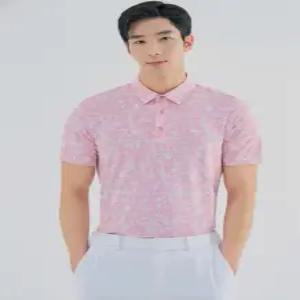 올포유 [모델착장] 남성 알로하 프린트 카라 반팔 티셔츠 AMTYM3261-403