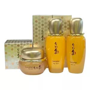 수려한 화윤 기초 3종 1세트 스킨80ml+에멀전80ml+크림25ml (HI)