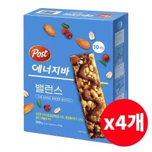 포스트 에너지바 밸런스 500g x 4개