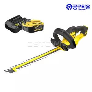 스탠리 SCHT855R1 충전 전정기 6.0Ah 1팩 날길이 550mm 듀얼안전스위치 양날동시작동