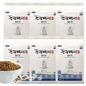 강아지 건식 사료 말티즈 1.2kg 6P 가수분해 연어 반려견사료 (WFJCI6S)