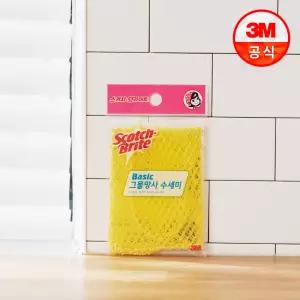 [3M] 베이직 그물망사 수세미 20입(색상랜덤)