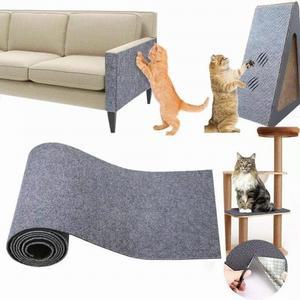멀티탭트레이 고양이 Scratcher 소파 수호자 고양이 Scratcher 패드 보드 보호 Trimmable 자체 접착 카펫 코너 벽 DIY 고양이 스크래치 매트