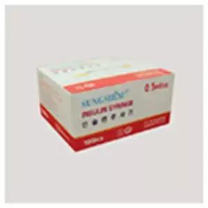 주사기 주사바늘 강아지 0.5cc 31G 8mm 일회용 간병 가정간호 요양원 셀프 인슐린