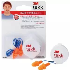 재사용 귀마개(끈형/3M) 끈형 3M 책상용품 산업용보안경 구명용품 (W03F0CA)