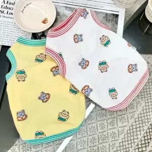 강아지 튜브곰 나시 티셔츠 2XL 1P 시원한 민소매 애견얇은나시티 (WFFVQP6)
