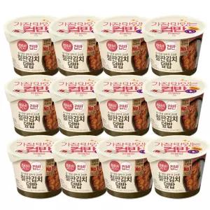 CJ 컵반 철판김치덮밥254g 12개