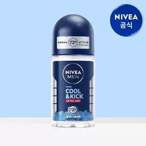 니베아 맨 데오드란트 롤온 쿨 앤 킥 50ml 1개