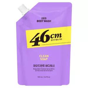 온더바디 46센티미터 체취솔루션 약산성 데오드란트 바디워시 클린솝향 리필, 500ml, 2개