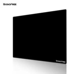 GOGOFREE 강화유리 마우스패드 | 게이밍/사무용 방수 미끄럼방지 30*40CM ,M