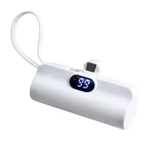 1+1 오트룩스 도킹형 미니 일체형 LCD 보조배터리 5000mAh